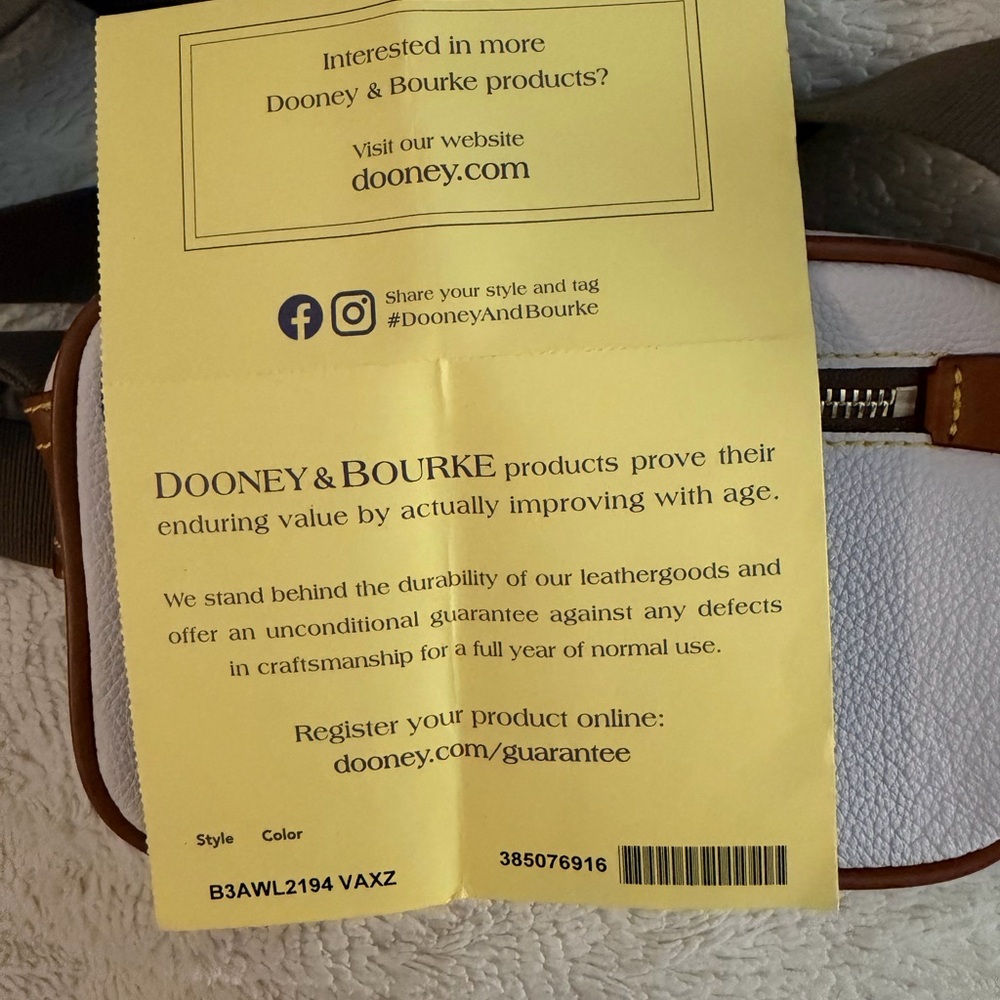 Dooney and Bourke 3.0 All Weather Leather Camera Bag - Picture 6 of 12